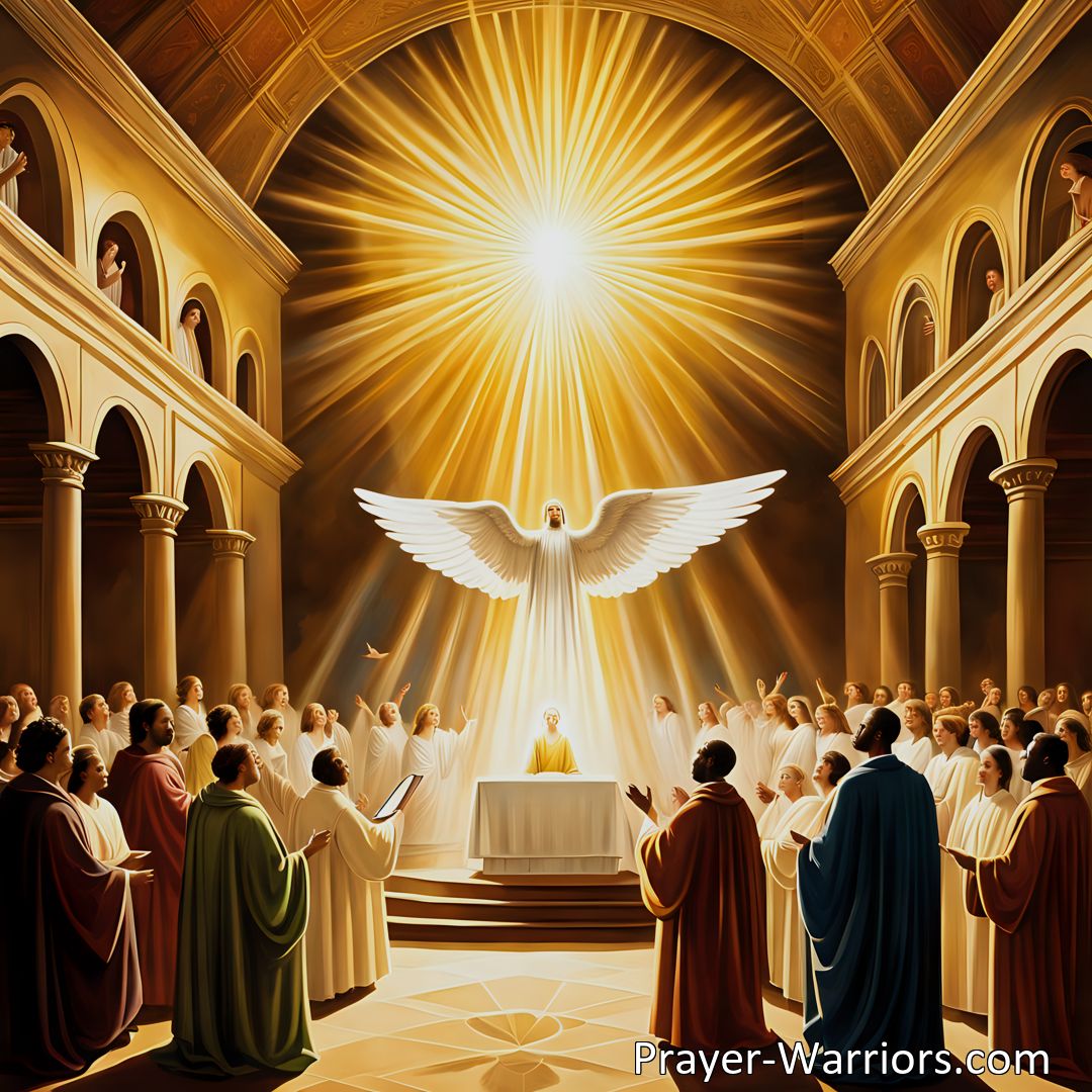 Freely Shareable Hymn Inspired Image Discover the hymn O Holy Lord Our God - a beautiful praise and prayer. Join the heavenly hosts in adoration as we seek success for God's Word and blessings for His servant. May this hymn inspire and uplift, reminding us of God's love and the power of prayer.