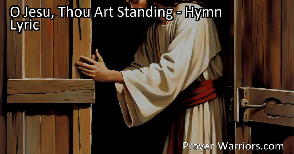 Discover the powerful hymn "O Jesu