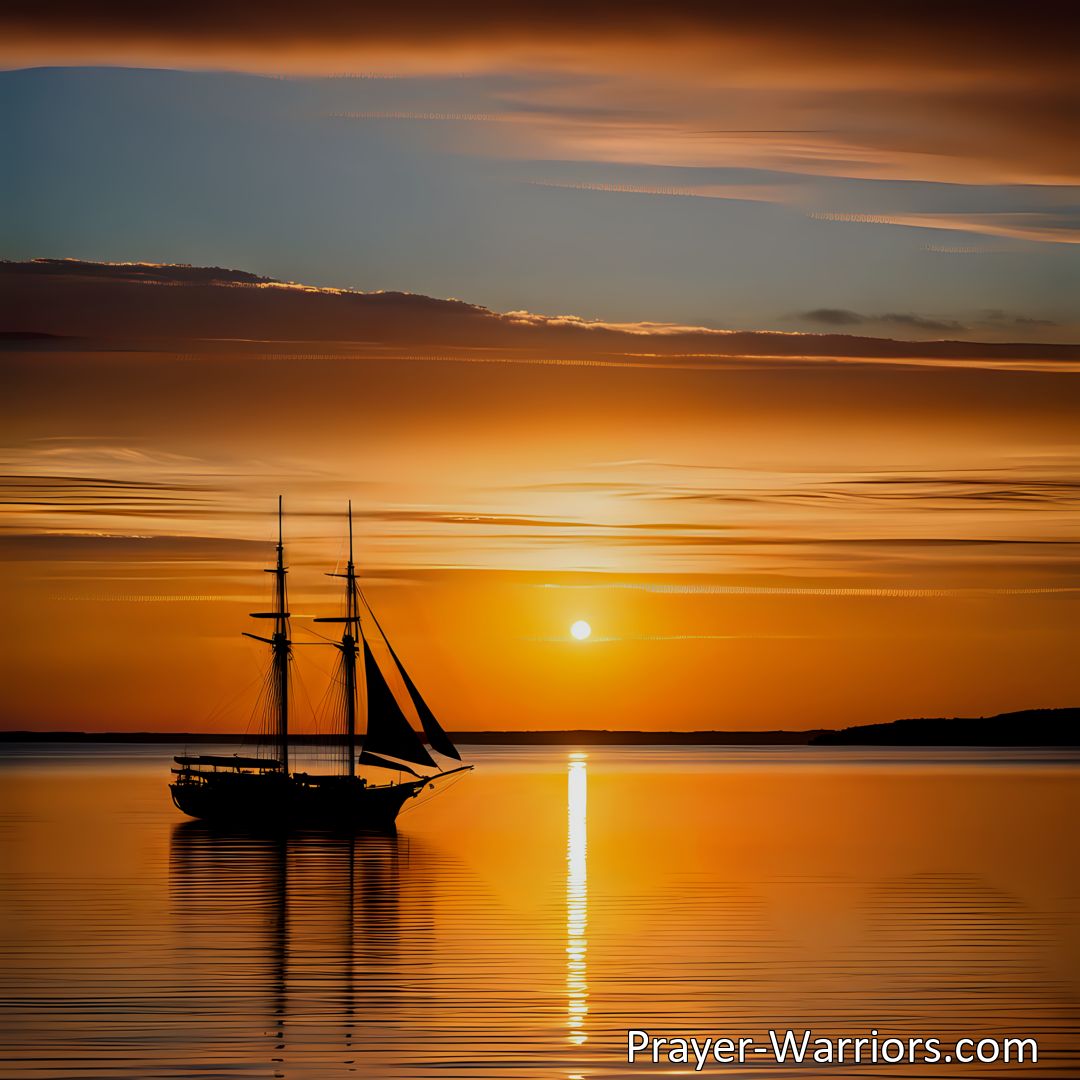 Freely Shareable Hymn Inspired Image Discover peace and salvation in On The Waters Dark And Dreary. Jesus, our Savior, is always near, calming life's storms with His love and power. Find solace in His presence and praise the Holy Trinity for their eternal unity.