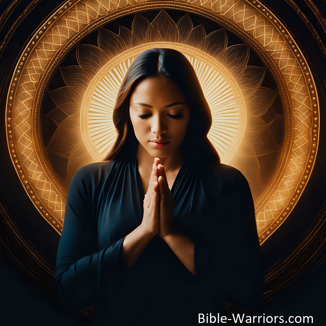 Freely Shareable Prayer Image Discover the power of prayer in overcoming self-doubt. Trust in a divine plan and find solace, guidance, and support on your journey. Start trusting in yourself today.