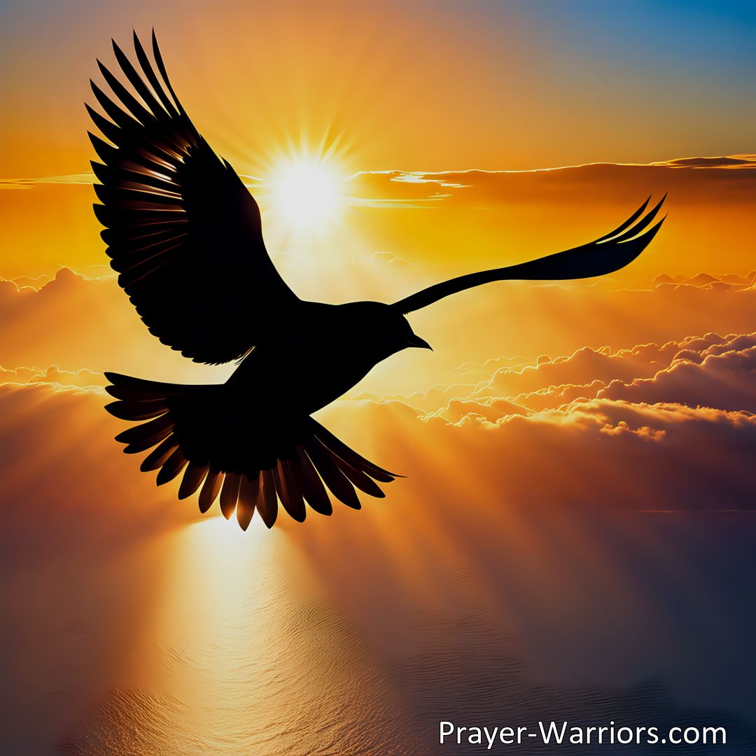 Freely Shareable Hymn Inspired Image Discover the beauty of longing for heaven and finding hope and peace in the hymn Rise, My Soul, And Stretch Thy Wings. Let your soul rise above earthly pursuits and find rest in God's embrace.