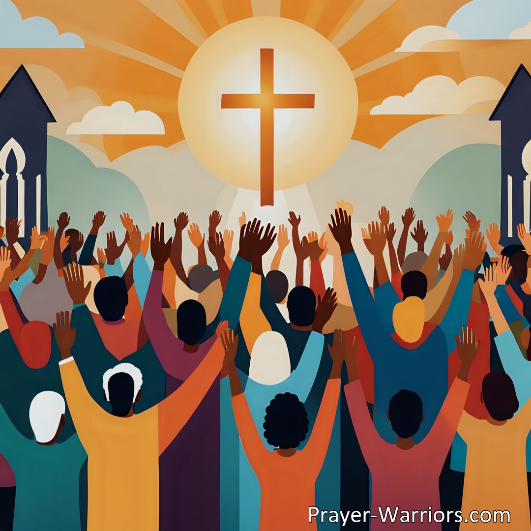 Freely Shareable Hymn Inspired Image Sing About Jesus: Discover the Power and Hope in His Sacrifice. Find joy in praising His love, goodness, grace, and righteousness. Sing about Him day and night with heartfelt worship.
