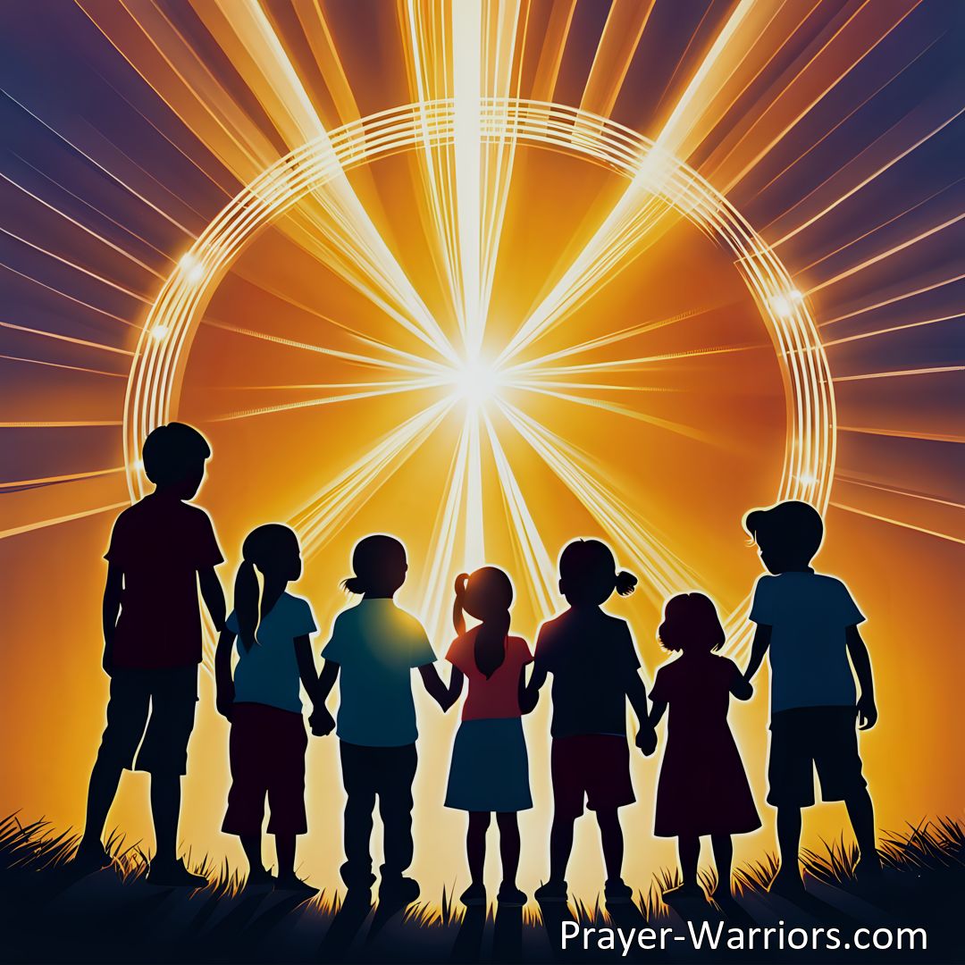 Freely Shareable Hymn Inspired Image Discover the joy and purpose of being God's children with We Are The King's Kids. Embrace your identity, find redemption in Christ, and share His love with the world as part of God's eternal family.