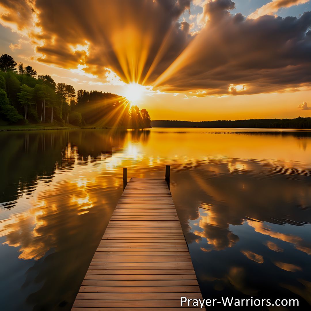 Freely Shareable Hymn Inspired Image Experience the comfort of knowing that God listens to your prayers. Approach His throne of grace with confidence, seeking a stronger faith and deeper love. Trust that Jesus will answer your prayers.