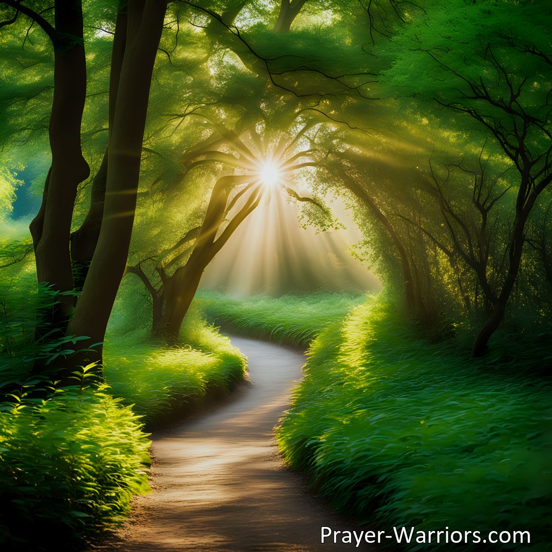 Freely Shareable Hymn Inspired Image Find peace and strength in the valley of shadows with the hymn We Shall Walk Through The Valley Of The Shadow of Death. Trust in Jesus as your leader and find comfort in community during difficult times.