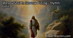 Find rest and hope for your weary soul in times of sorrow through the love and guidance of Jesus. He understands your pain and longings