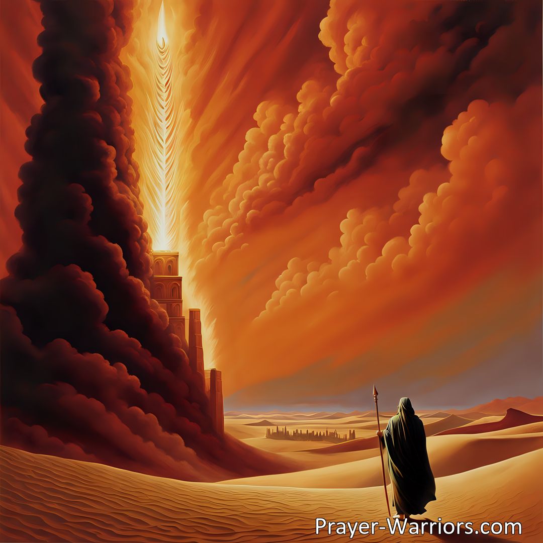 Freely Shareable Hymn Inspired Image Discover the profound message of When Israel Of The Lord Beloved hymn, highlighting faith and divine guidance. Learn how the Israelites journeyed from bondage to freedom under God's awe-inspiring presence of smoke and flame. Find inspiration to trust in God's wisdom and stay grounded in spiritual values during times of prosperity and adversity.