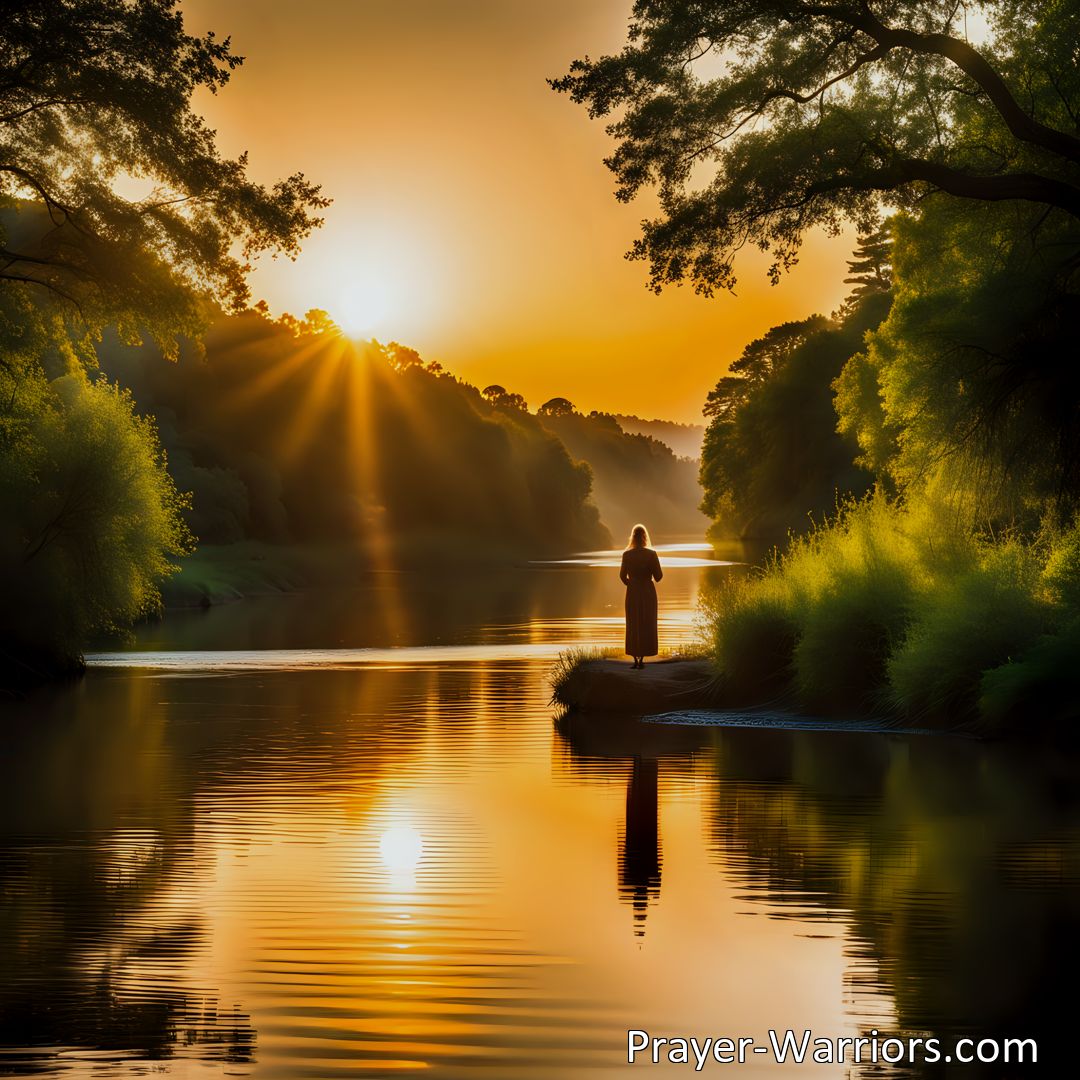 Freely Shareable Hymn Inspired Image When On My Day Of Life: Find Strength & Peace in Uncertain Times. Life's ups & downs can be overwhelming, but this hymn reminds us of the unwavering presence & love of a higher power in our darkest moments.