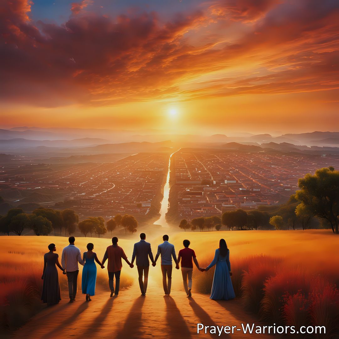 Freely Shareable Hymn Inspired Image Discover comfort in the heavenly homeland with A Blessed Thought Comes To My Soul. Find solace in the joyous reunion, intimate connection with God, and redemption from struggles.