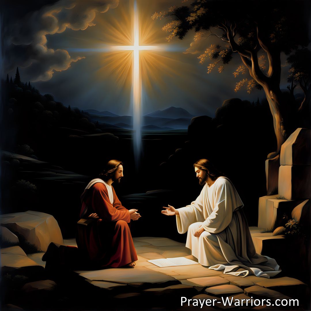 Freely Shareable Hymn Inspired Image Discover the secret of salvation as a ruler seeks Jesus by night. Find out why A Ruler Once Came To Jesus By Night and why being born again is essential for eternal life.