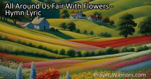 Experience the breathtaking beauty of nature while fulfilling your responsibilities with diligence. Embrace the harmony of "All Around Us Fair With Flowers" in this inspiring hymn.