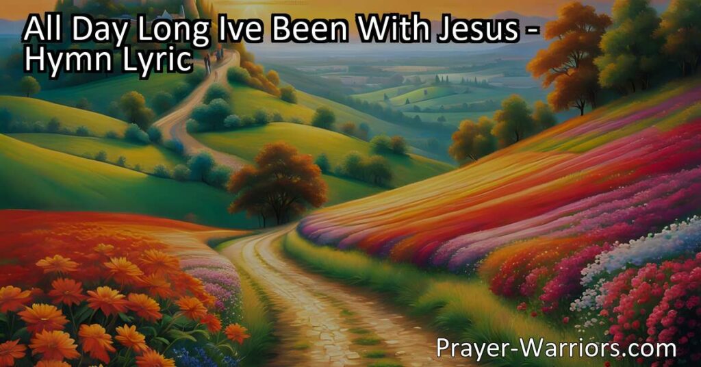 Experience the joy and transformation of walking with Jesus all day long. Leave sin and sorrow behind and walk on the King's highway to a glorious life.