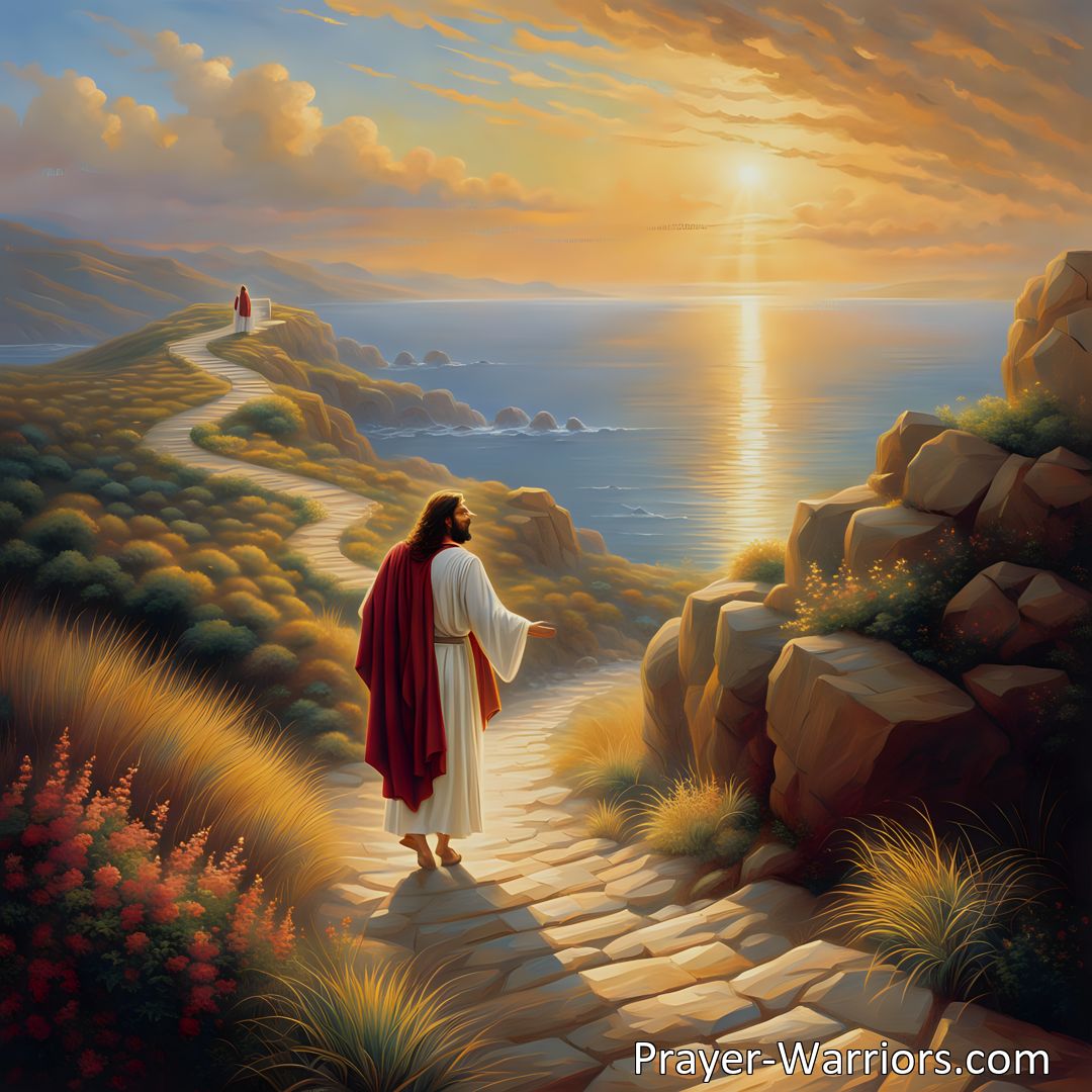 Freely Shareable Hymn Inspired Image Discover the heartfelt journey of love and redemption in the hymn All The Way I'll Go For Jesus. Follow Jesus's example and go all the way with him, knowing he will never abandon you. Find comfort in his unwavering love and guidance.