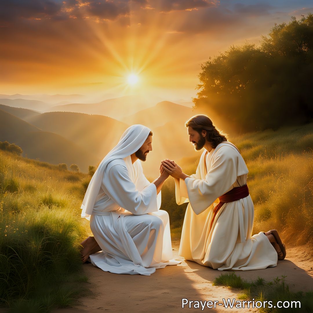 Freely Shareable Hymn Inspired Image Discover the Sweet Joy of Forgiveness and Peace at Jesus Feet. Find solace, rest, and courage in the loving embrace of our Savior. Experience the transformative power of Jesus' love.