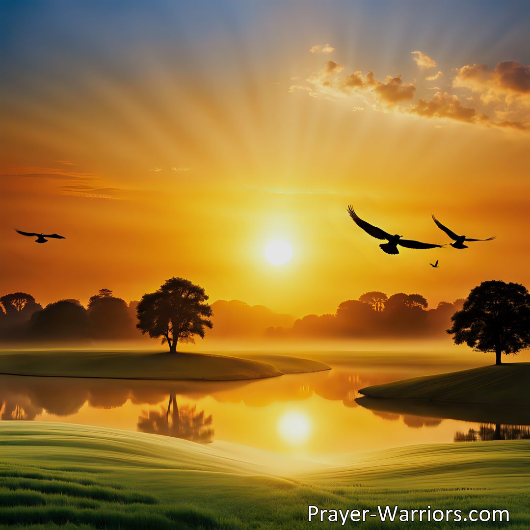 Freely Shareable Hymn Inspired Image Awaken your soul and embrace the wonders of each day with the powerful hymn, Awake Our Drowsy Souls. Experience God's triumph, love, and forgiveness as you surrender your life to Him.