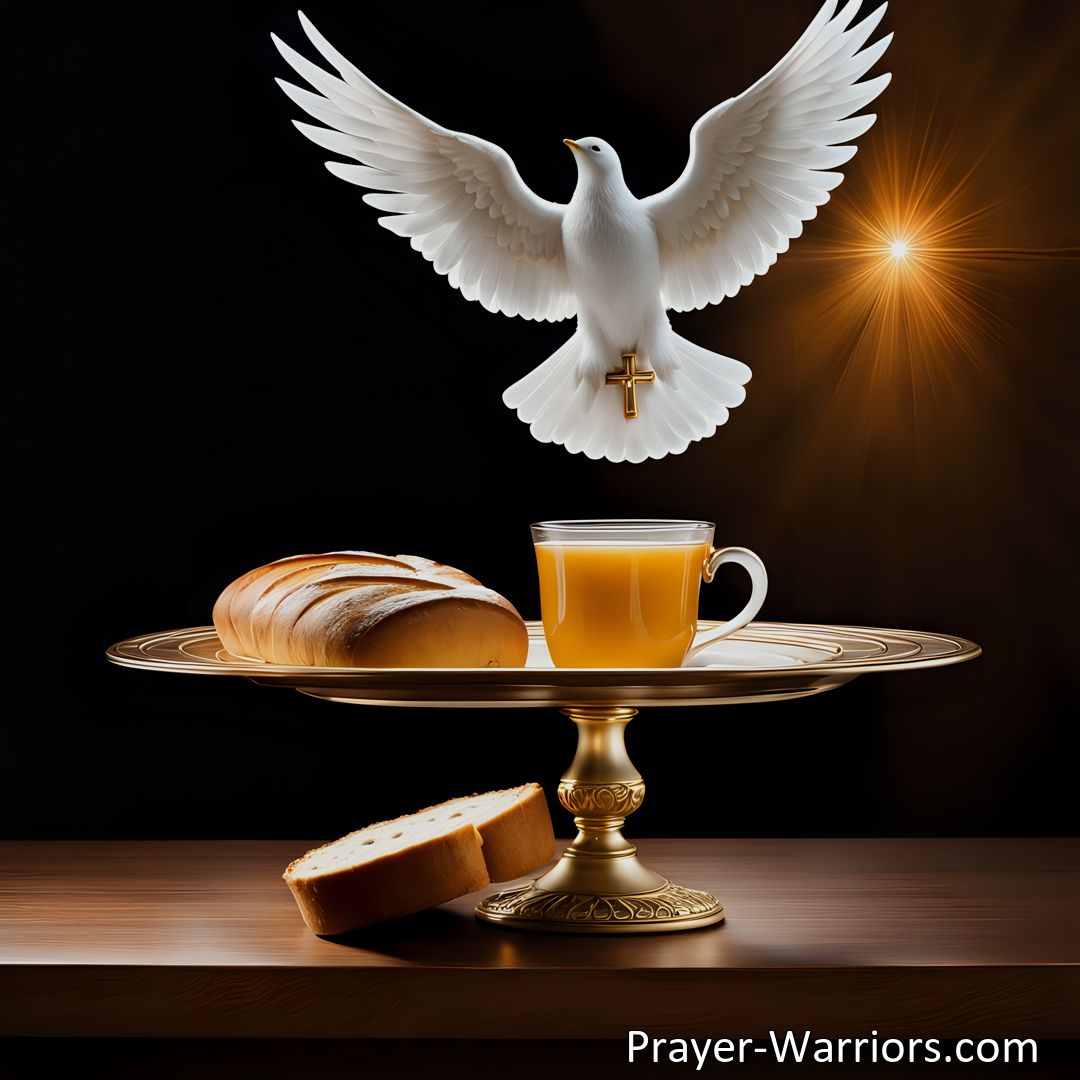 Freely Shareable Hymn Inspired Image Experience the beauty and grace of communion. Understand the significance of Do this for My sake and delve into its transformative power. Join us in celebrating communion and Christ's grace.