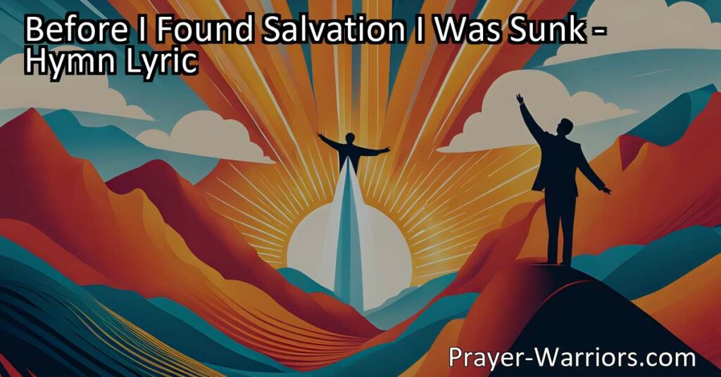 Discover how I found salvation and was rescued from degradation. Jesus has transformed my life