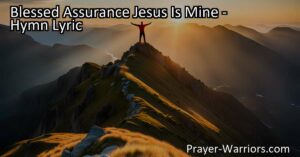 Find peace and happiness in Jesus with "Blessed Assurance." Discover the confidence