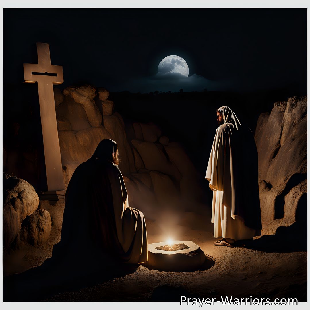 Freely Shareable Hymn Inspired Image Find comfort, hope, and solace by Jesus' grave on either hand. A sacred place of rest where you can lay your burdens down and find strength in His love. Discover the promise of new life and eternal love.