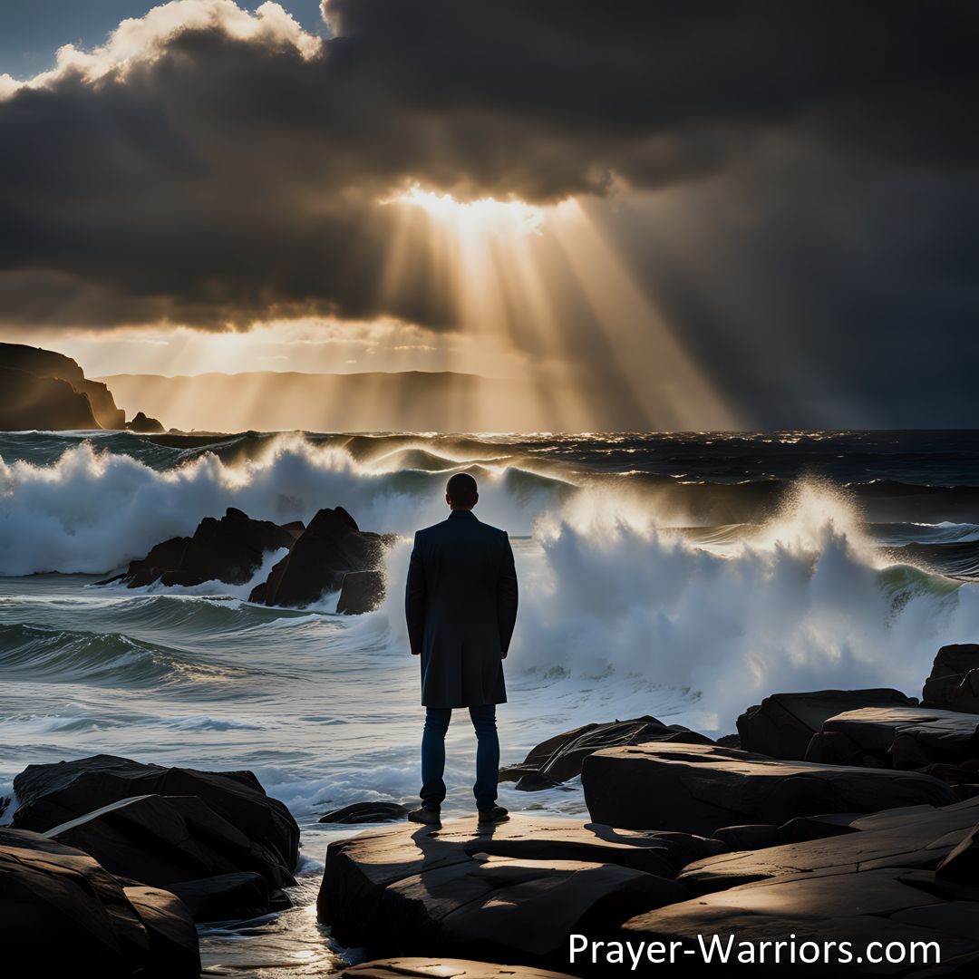 Freely Shareable Hymn Inspired Image Cast thy care on Jesus, weary troubled soul. Find peace in the storm, turn sorrow into song. Trust in His mercy, rest in His care. Cast thy cares on Him, find solace and strength.