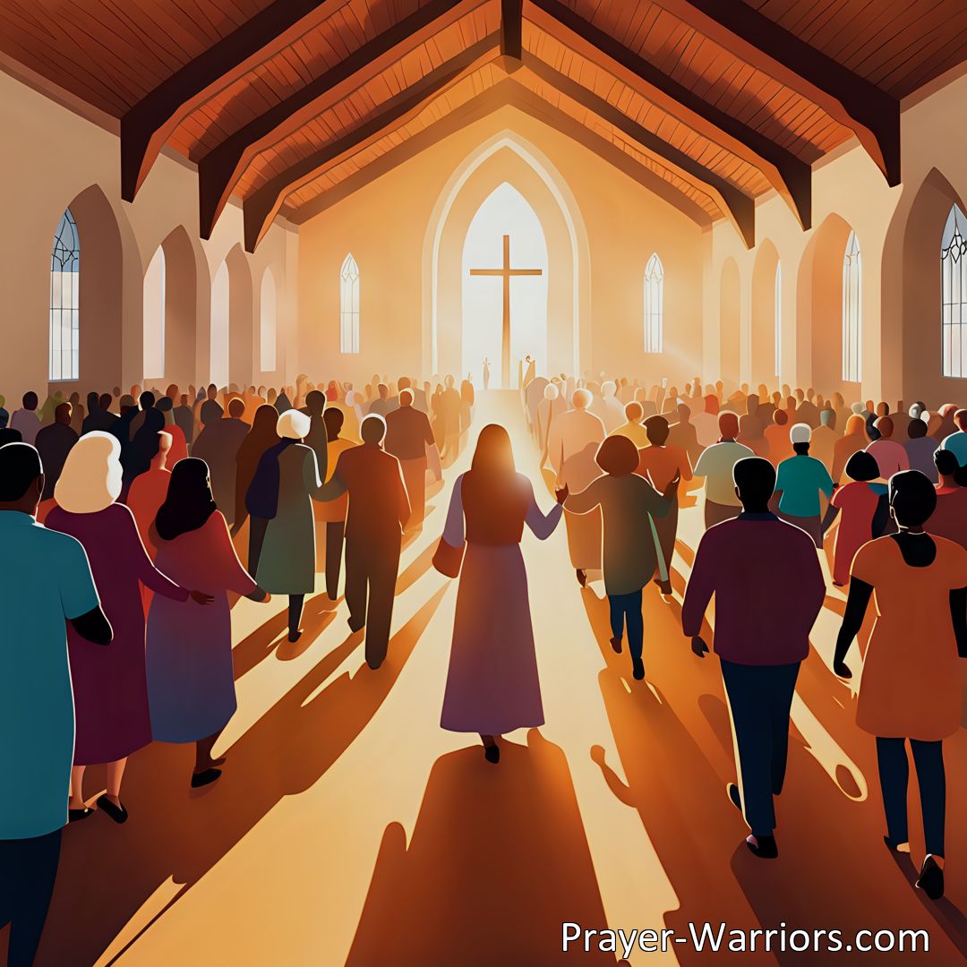 Freely Shareable Hymn Inspired Image Discover the inspiring hymn Church Of Jesus Onward Moving that encourages believers to follow Jesus and find strength in their spiritual journey towards God's presence.