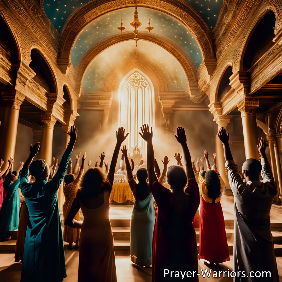 Freely Shareable Hymn Inspired Image Experience the power and blessings of joining our souls to God in everlasting bands. Seek His favor, establish a covenant, and guide future generations to find happiness and righteousness.