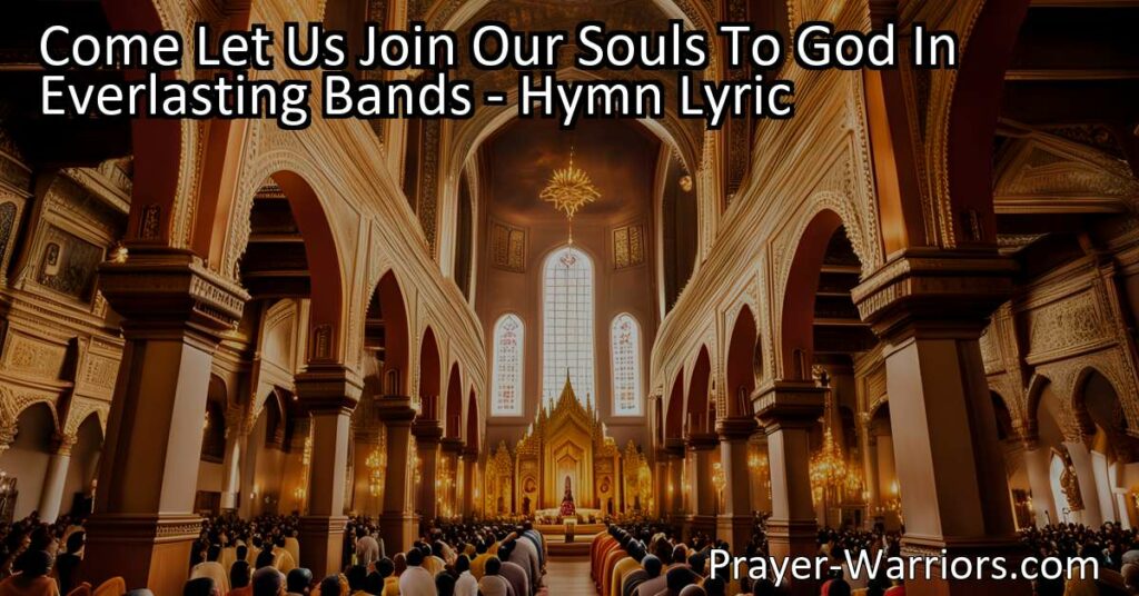 Experience the power and blessings of joining our souls to God in everlasting bands. Seek His favor