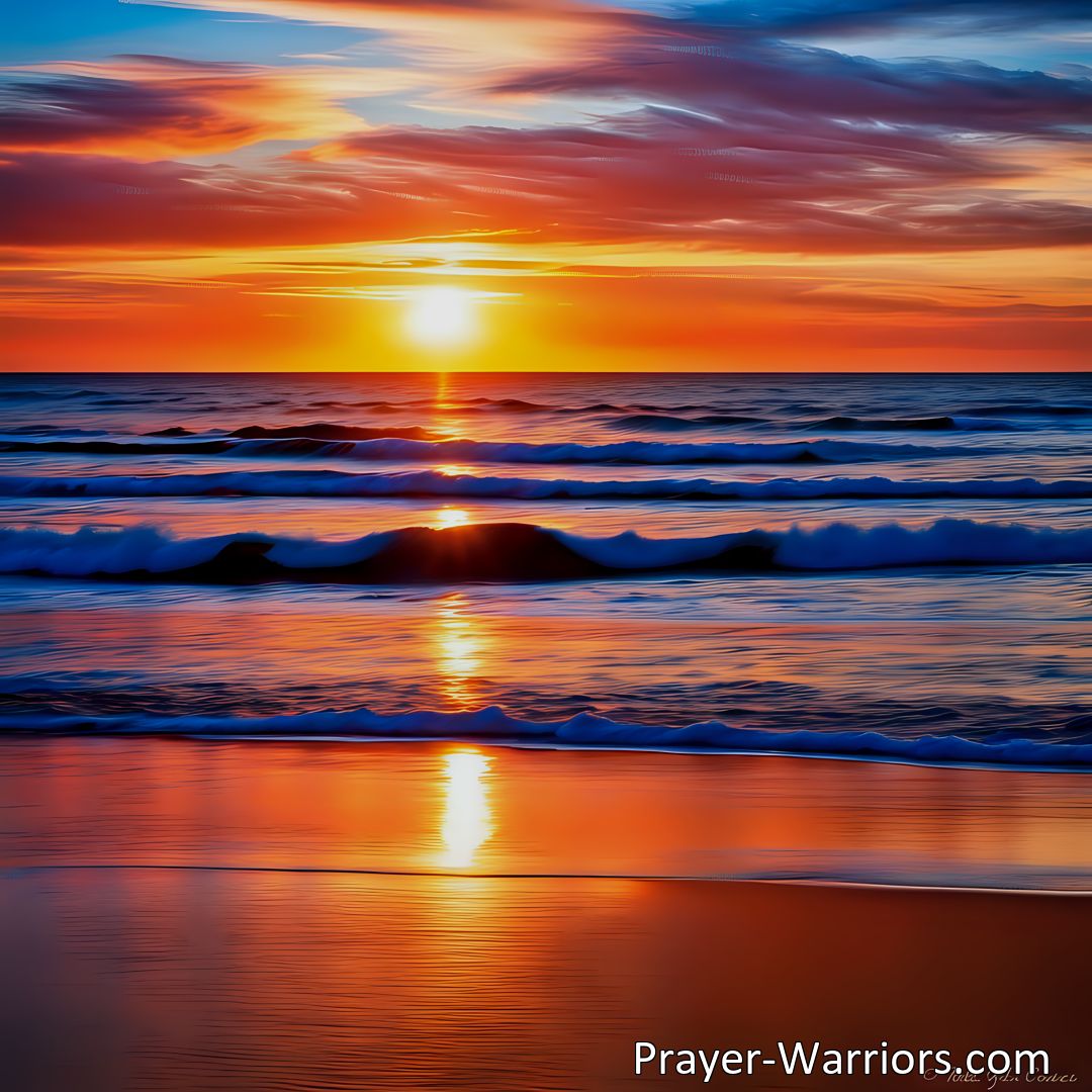 Freely Shareable Hymn Inspired Image Embrace Each New Day with Joy and Gratitude - Come, My Soul, Thou Must Be Waking explores the beauty of awakening your soul to the wonders of life. Find meaning, purpose, and fulfillment in this timeless hymn.