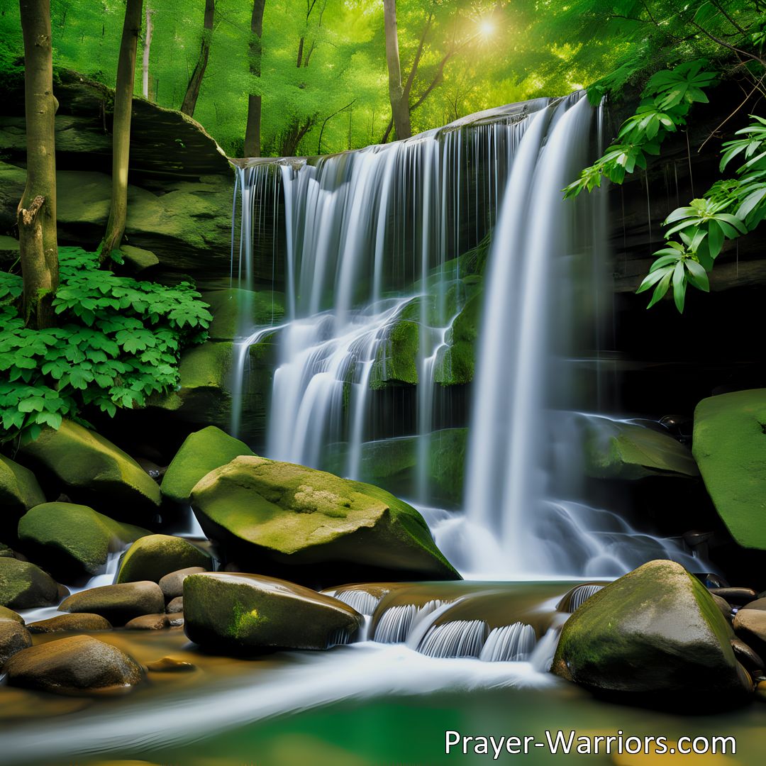 Freely Shareable Hymn Inspired Image Discover solace and forgiveness in the hymn Come To The Fount Of Living Waters. Find relief from weariness and burdens, and respond to God's invitation today. Don't delay, come now!