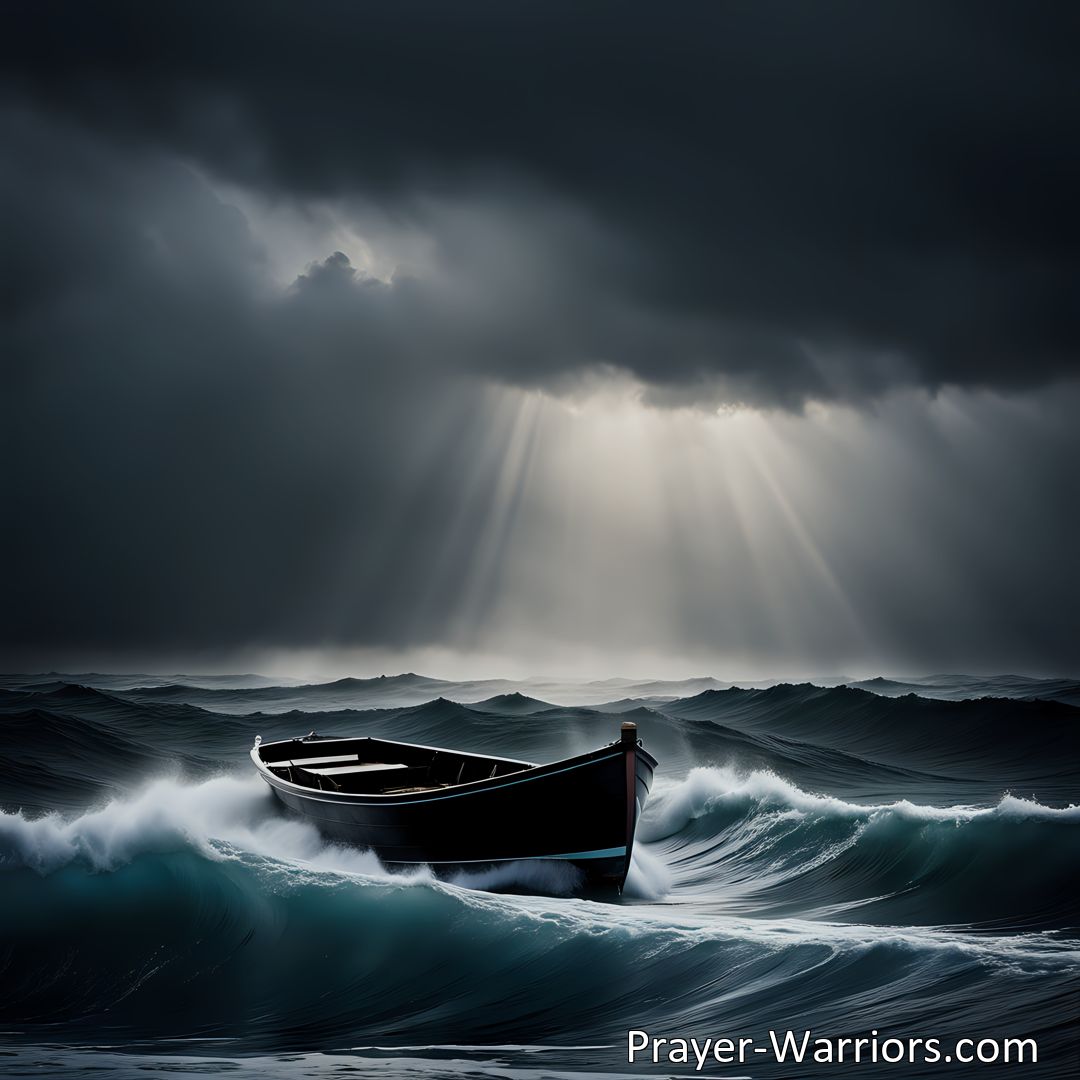 Freely Shareable Hymn Inspired Image Experience the profound longing and hope for rescue in the hymn 'Drifting Away From Jesus, Far From His Gentle Fold.' Explore the theme of drifting, finding refuge in Jesus, and the promise of salvation.