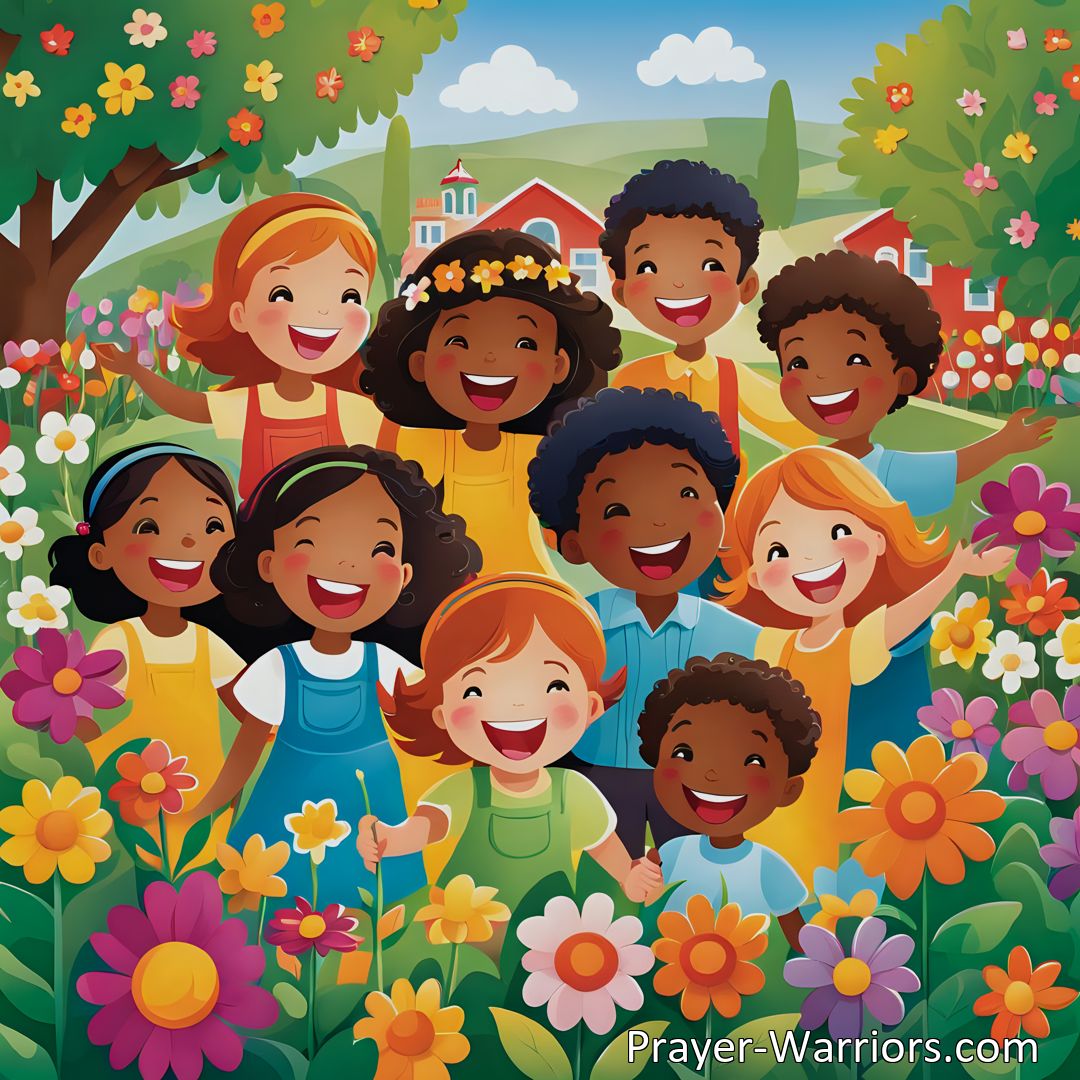 Freely Shareable Hymn Inspired Image Spread happiness and embrace joy with Flowers Nod And Smile Today hymn. Learn how to make a positive impact through smiles, music, and gratitude. Embrace the power to brighten lives.