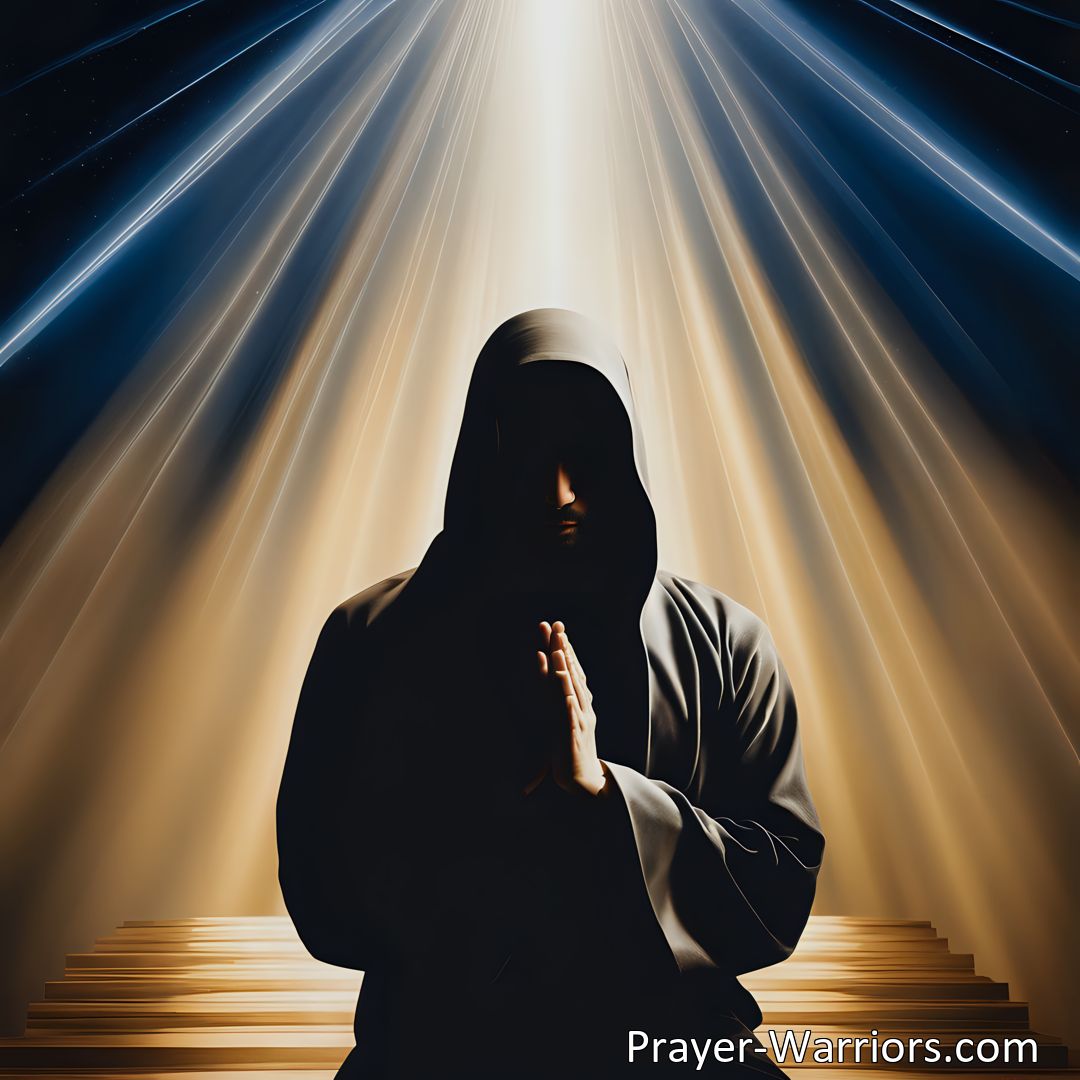 Freely Shareable Hymn Inspired Image Discover the power of prayer with For Jesus' Sake, 'Tis Thus We Pray. Find hope, love, and peace through the heartfelt hymn and the significance of praying for Jesus' sake.