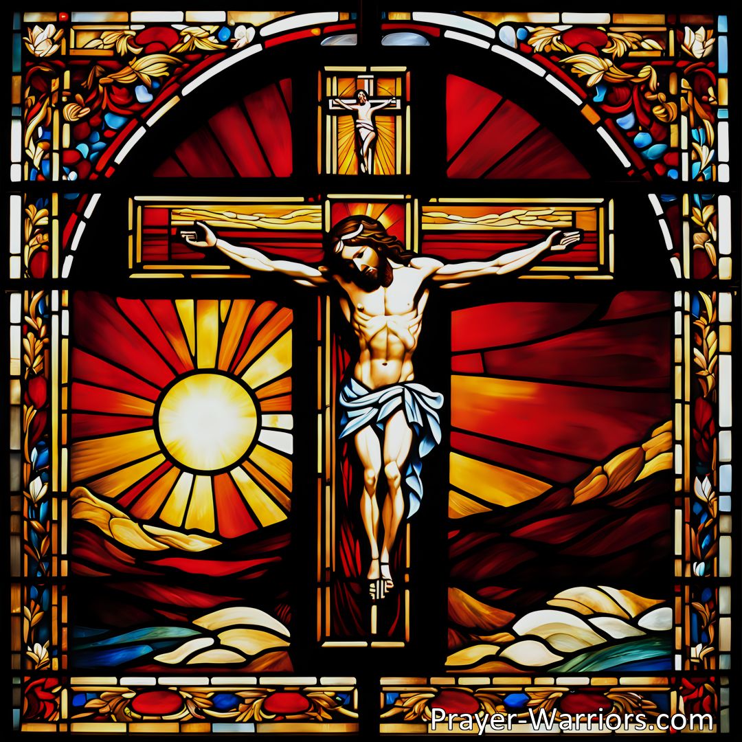 Freely Shareable Hymn Inspired Image Discover the boundless love and forgiveness found in Jesus' precious blood. Join the chorus of praise and gratitude. Experience grace and eternal life. Glory Be To Jesus: The Boundless Love and Redemption Found in His Precious Blood.