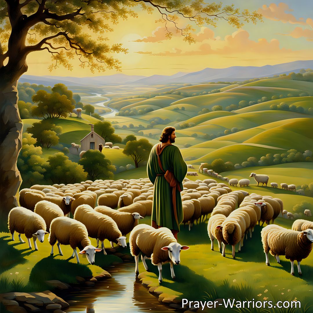 Freely Shareable Hymn Inspired Image Discover the deep meanings behind the hymn God of Love My Shepherd Is and explore how it reflects God's care, provision, and protection in our lives. Find comfort in His unwavering love and guidance.