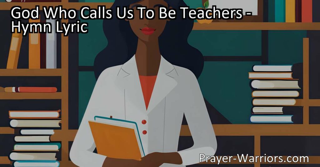Embark on a journey of knowledge and growth as God calls us to be teachers. Discover the importance of being faithful learners