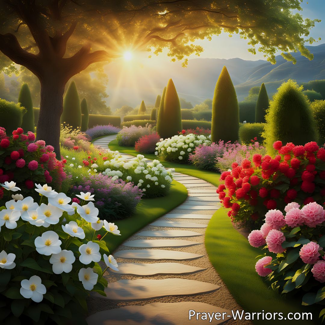 Freely Shareable Hymn Inspired Image Find solace and hope beyond life's trials. Had Earth No Thorns Among Its Flowers reminds us of our better home prepared by Jesus. Hold onto this hope in the midst of joy and grief. Search engine optimized for those seeking comfort.