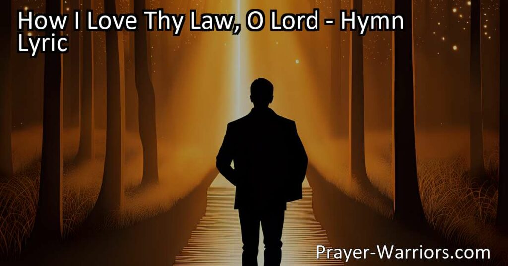 Get daily joy and wisdom by embracing God's law. Safeguarded from evil