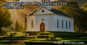 Find beauty and comfort in God's presence. Discover the joy and blessings of dwelling in His house. Journey from strength to strength with Him. Rest and rely on God for true happiness.