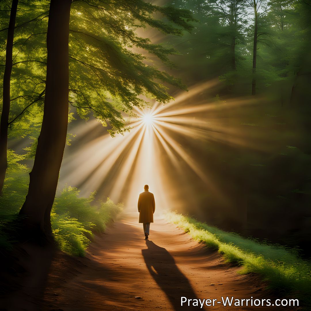 Freely Shareable Hymn Inspired Image Walk with Jesus is sweet, filled with blessings and freedom. His gentle smile and whispers of peace bring joy and guidance. Embrace His love and walk in His light for a blessed journey.