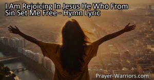 Experience the joy and hope of salvation in the hymn "I Am Rejoicing in Jesus." Discover the transformative power of faith and the anticipation of meeting our Savior in heaven.