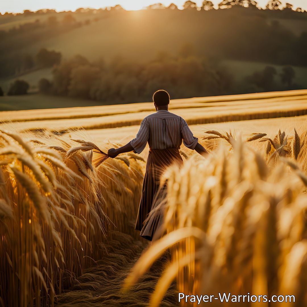 Freely Shareable Hymn Inspired Image Embrace the Call to Action: I Cannot Be Idle For Jesus Says Go

Discover the urgency and joy of working in God's harvest, gathering lost souls into His love and salvation. Join the reaping and find a promised reward in heaven's glory.