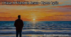 Looking for a friend who will always be there for you? Look no further than Jesus! He is the best friend you could ever ask for