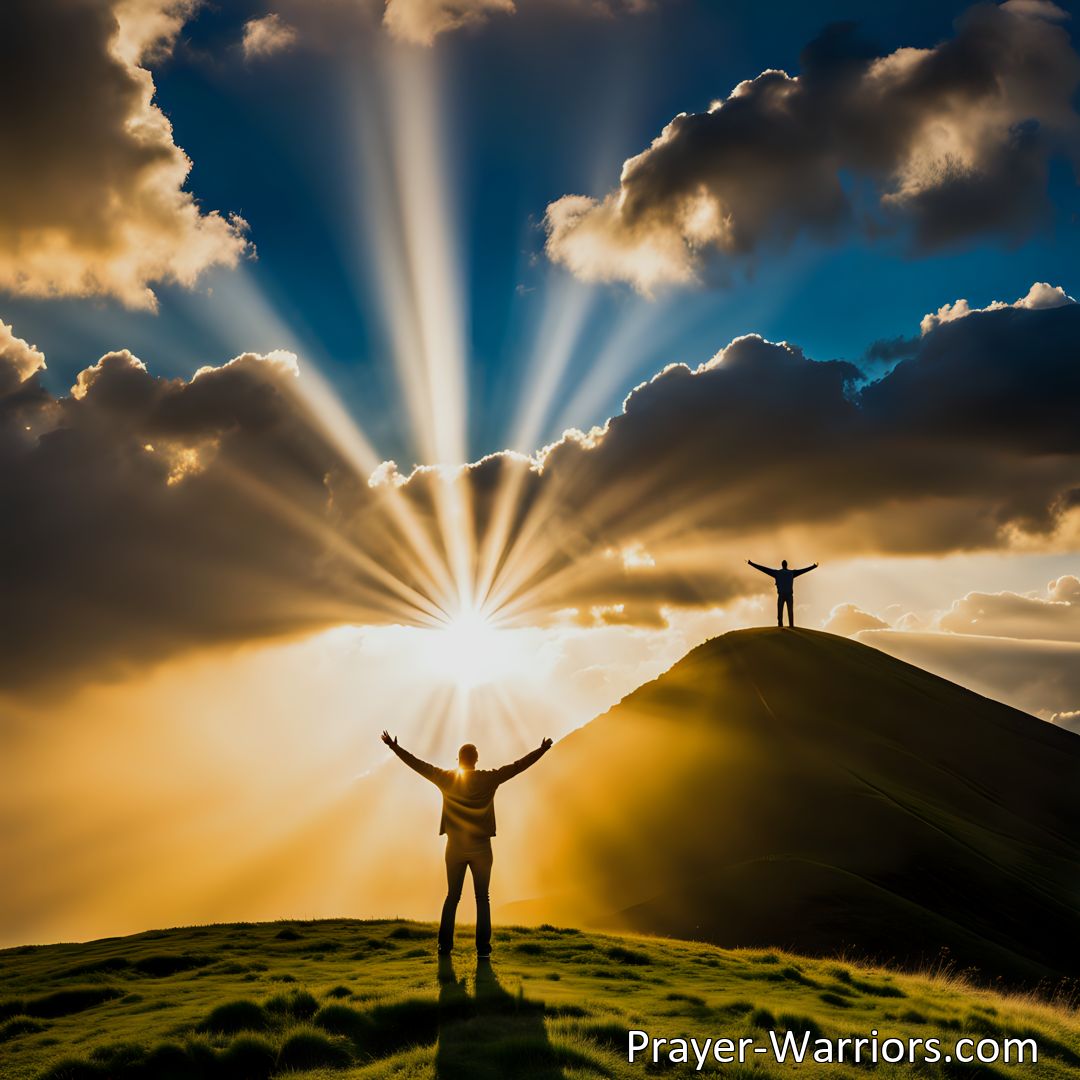 Freely Shareable Hymn Inspired Image Find hope and redemption in I Lift My Soul To God hymn. Trust in God's name, escape despair, and seek His forgiveness for a renewed soul. Experience the power of redemption and solace in His love.