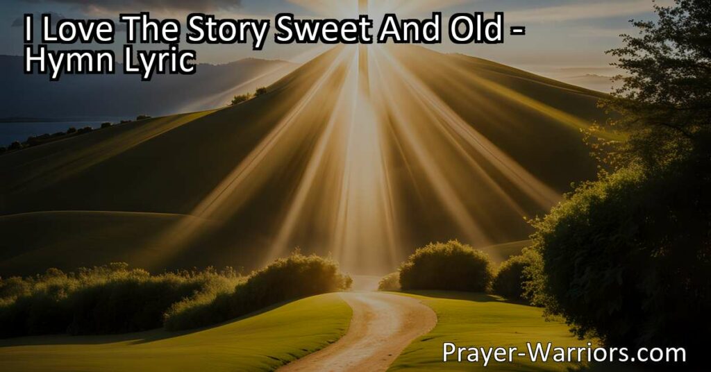 Discover the everlasting love of Christ on Calvary in the sweetest and oldest story. Experience forgiveness