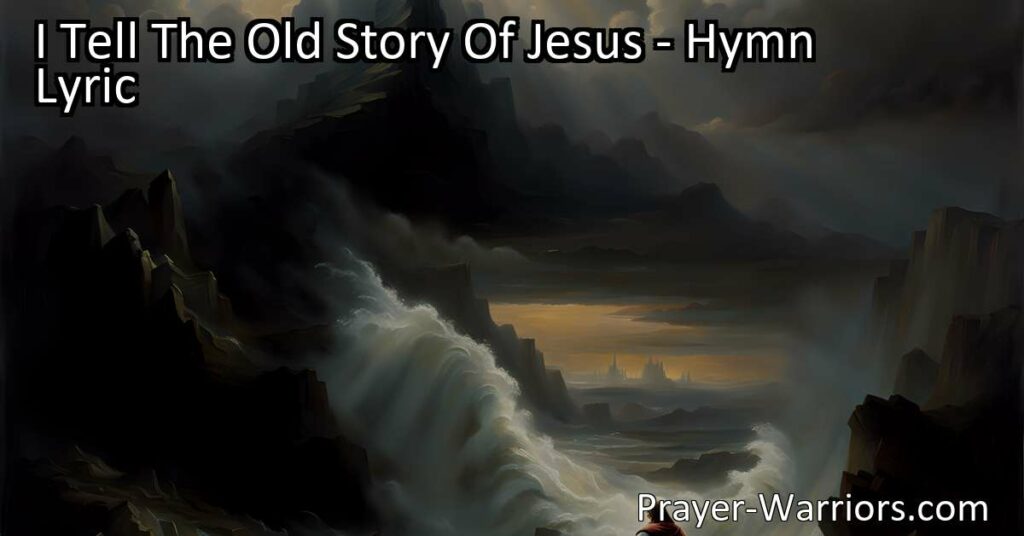 Spread the message of love and salvation with "I Tell The Old Story Of Jesus." Discover the power of Jesus' compassion and the importance of sharing His story for a transformed life.