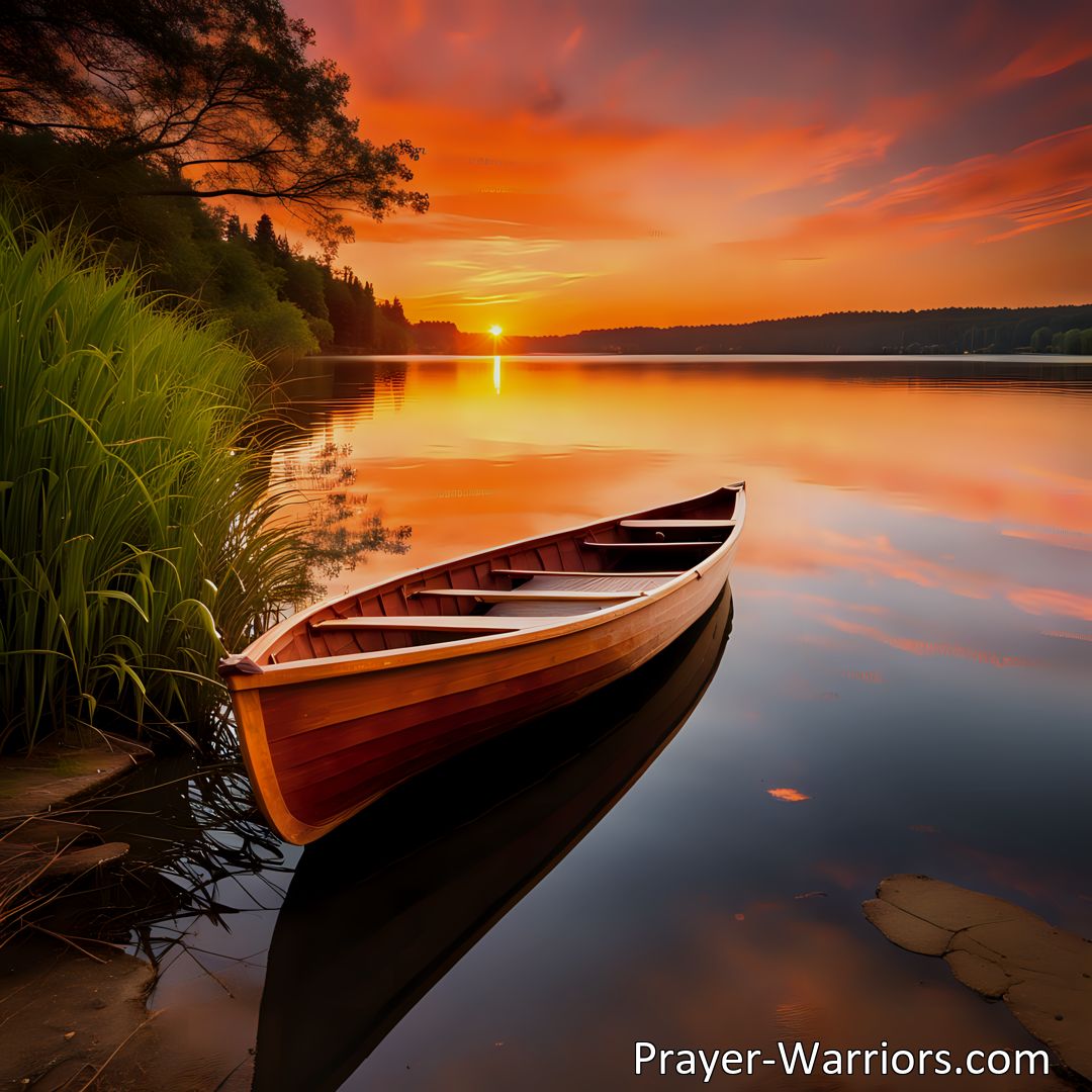 Freely Shareable Hymn Inspired Image Experience the Comfort of God's Grace: I've Anchored My Soul In The Haven Of Rest. Find solace, security, and unwavering trust in His unconditional love, no matter life's storms.