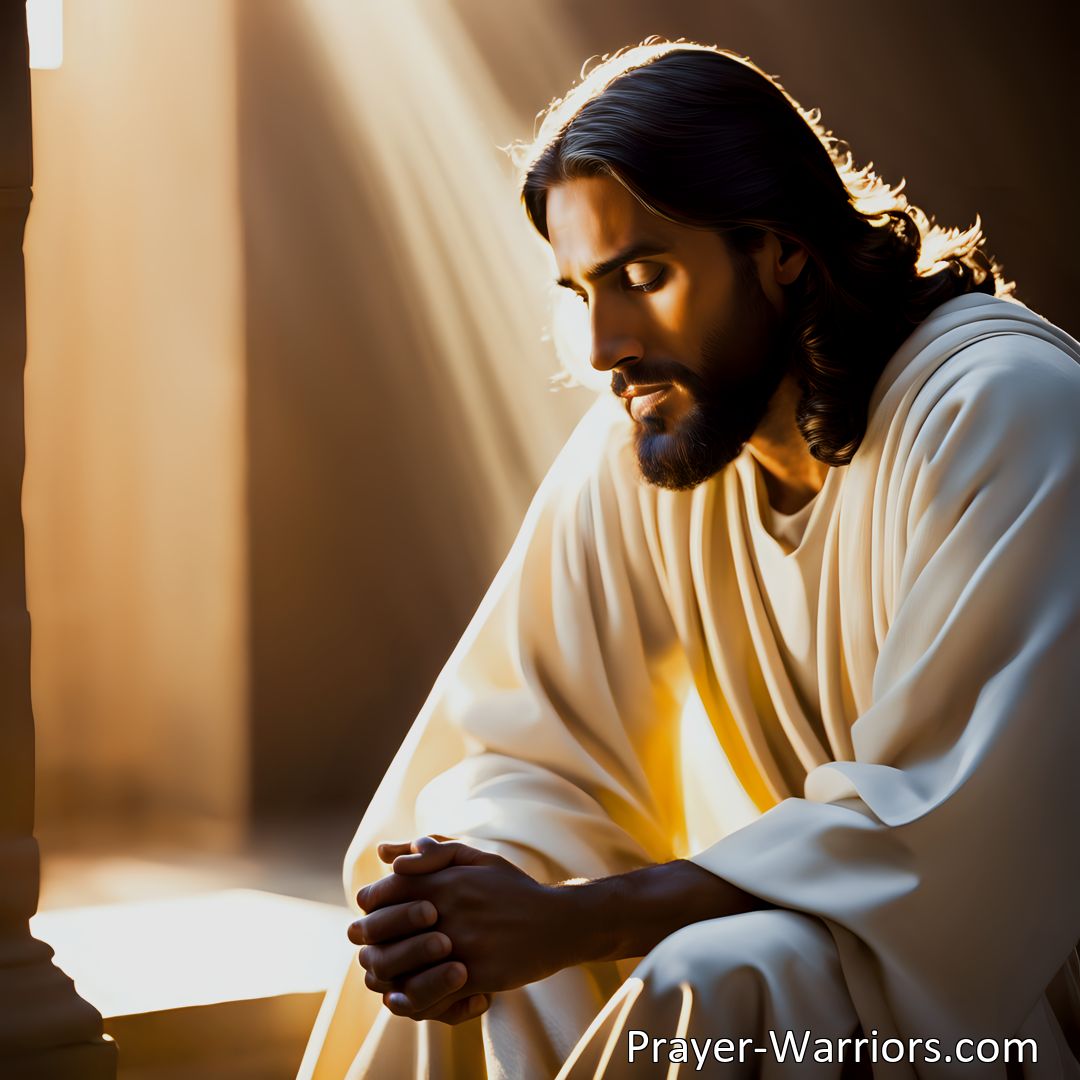 Freely Shareable Hymn Inspired Image Discover Peace in Jesus's Whisper - Find Hope and Guidance in His Words. Feel Lost? Let Jesus Find You and Lead You Back. Listen to His Loving Whispers in Your Heart.