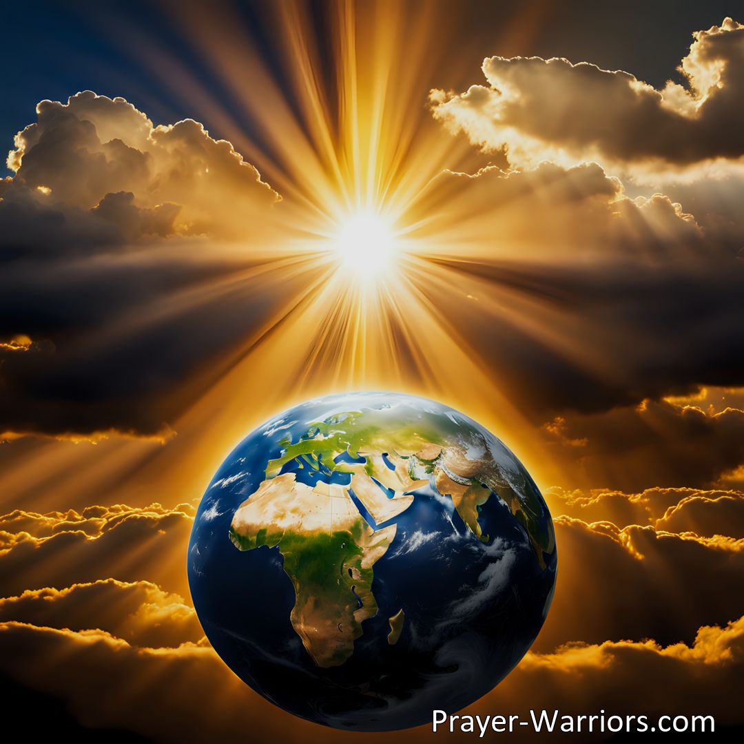 Freely Shareable Hymn Inspired Image Jesus Hope Of Every Nation: Bringing Light and Salvation. Find hope, salvation, and eternal joy in Jesus, the beacon of hope for all nations. Embrace his teachings to create a world of justice and equality.