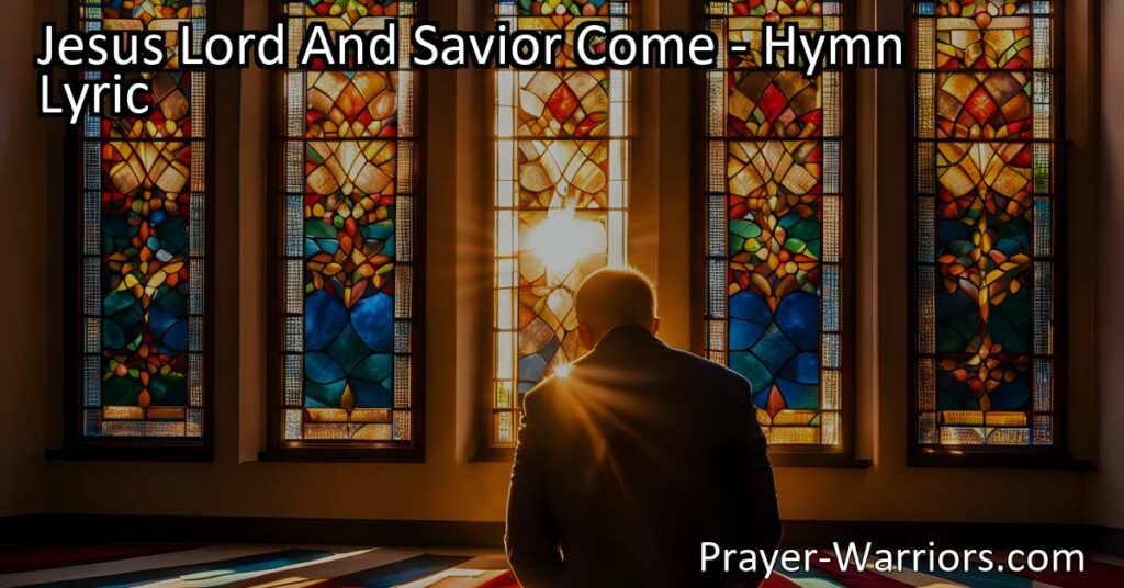 Experience the powerful hymn "Jesus