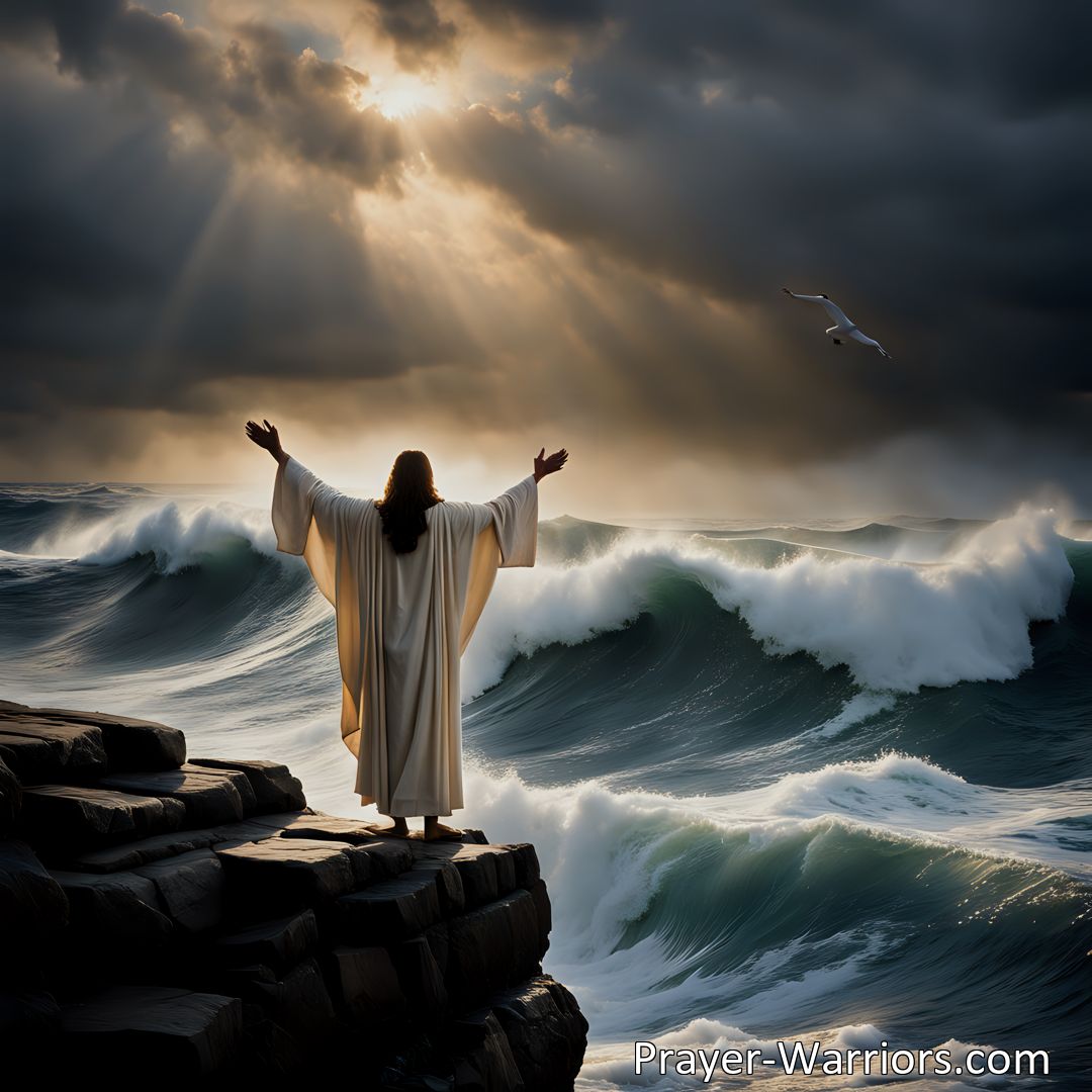 Freely Shareable Hymn Inspired Image Find comfort and strength in Jesus, the lover of your soul. Discover refuge and guidance amidst life's storms. Trust in His love and grace for healing and renewal.